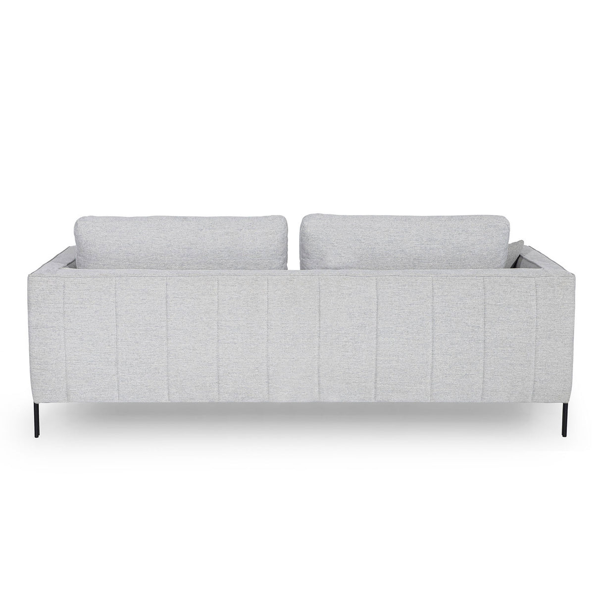 Canapea fixă 3 locuri Laguna, Gri, 225x92x70 cm