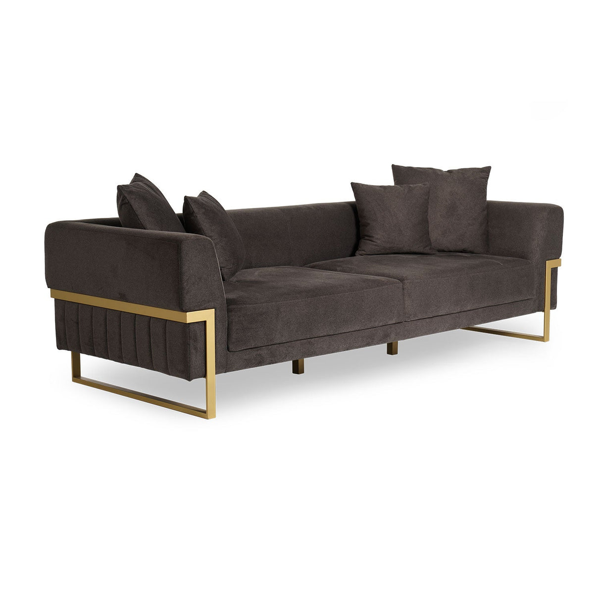 Canapea fixă Magenta, Diverse culori, Diverse configurații, Diverse dimensiuni - Maro închis - 245x94x68 cm - 3 locuri | SKU: 291NDS1327 | Canapea fixă Magenta, varianta Maro închis - 245x94x68 cm - 3 locuri, produs pentru amenajarea locuinței, disponibil online în România la CasaMob