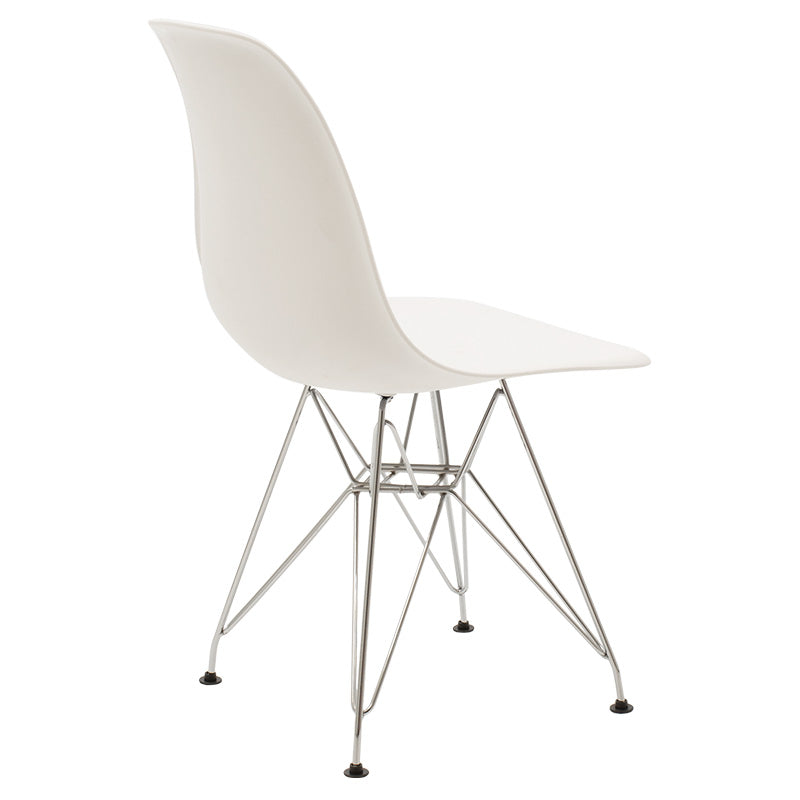 Scaun Adelle PP pet Gri cu picior inox 46x55x81cm - Scaun Adelle PP pet Gri cu picior inox 46x55x81cm
