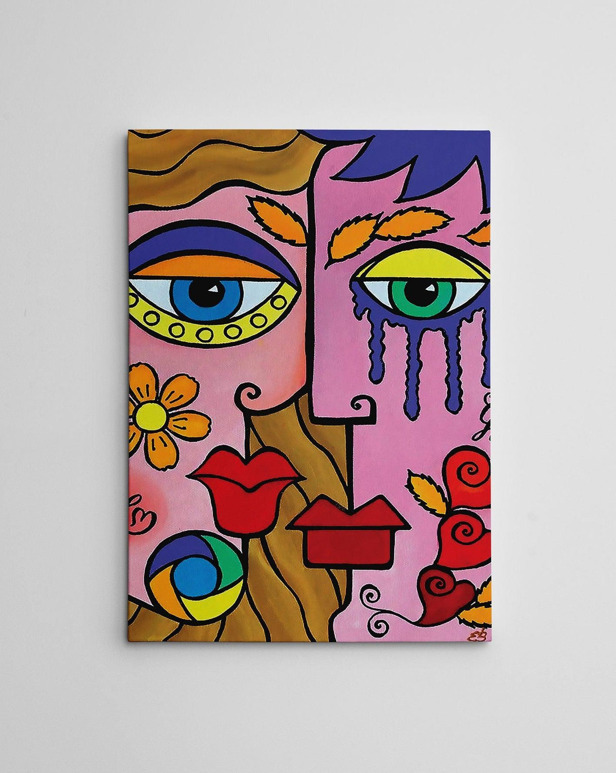 Tablou Canvas KNV4541_70100, Multicolor, 70x100 cm