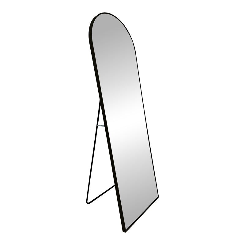 Oglinda Lorens, Aluminiu, Gri - Negru, 46x40x150 cm - Negru