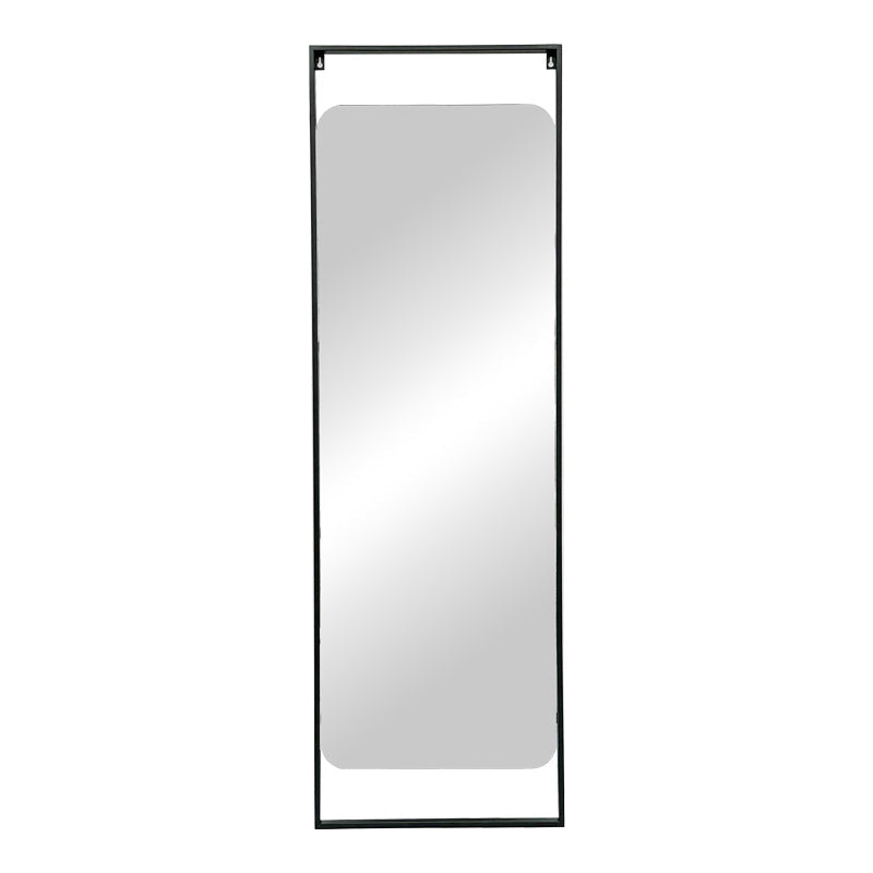 Oglinda Piza sticla neagra fier 45x2x140cm