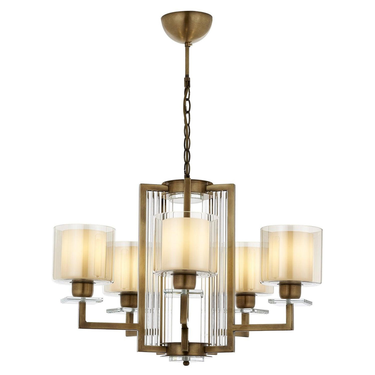 Lustra Hunt Chandelier 4285-5, Vintage