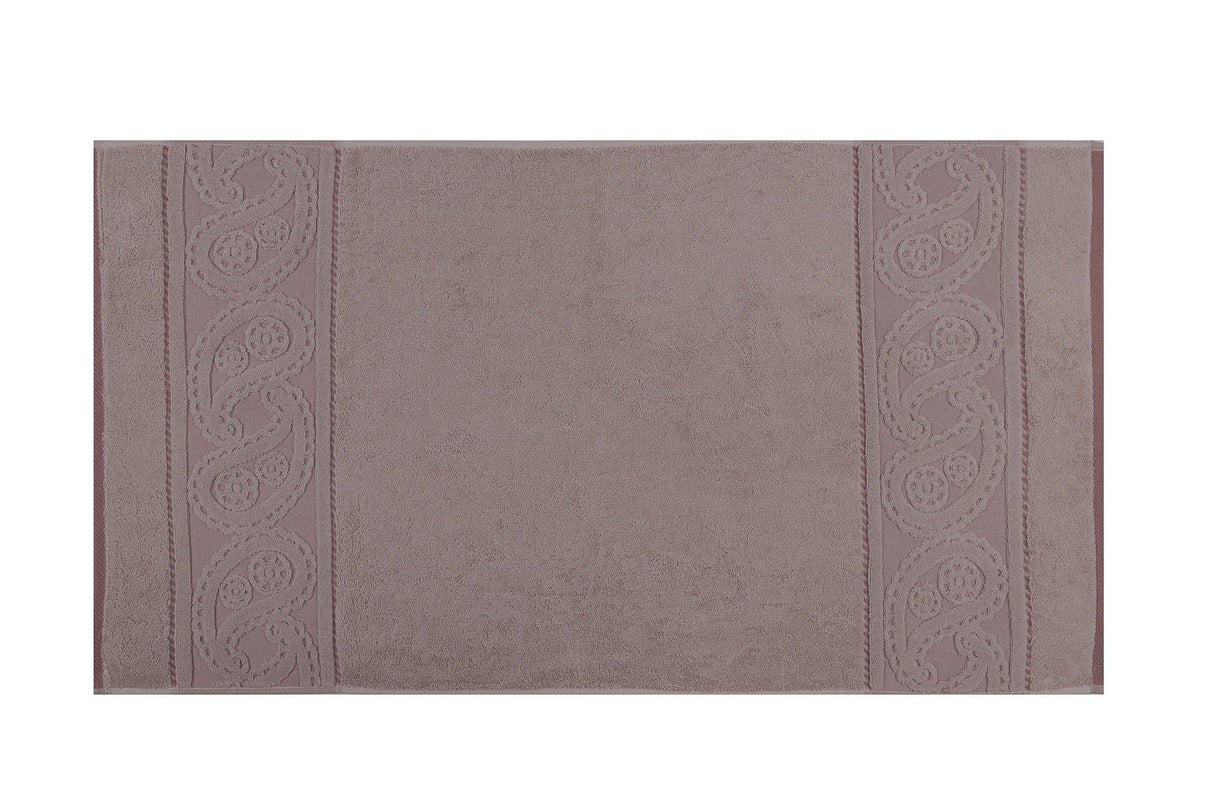 Prosop de baie 2 bucăți Hürrem, Diverse culori, 50x90 cm - Roz pudrat - Bej | SKU: 317HBY1209 | Prosop de baie 2 bucăți Hürrem, 50x90 cm, varianta Roz pudrat - Bej, produs pentru amenajarea locuinței, disponibil online în România la CasaMob