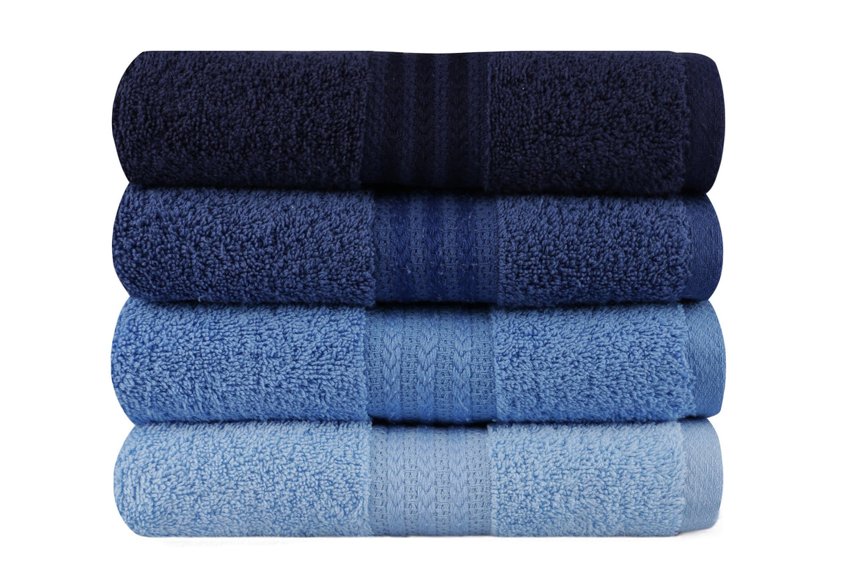 Prosop de baie Rainbow, Diverse culori, Diverse configurații, Diverse dimensiuni - Albastru închis - Albastru - Albastru deschis - 50x90 cm - 4 bucăți | SKU: 317HBY1280 | Prosop de baie Rainbow, varianta Albastru închis - Albastru - Albastru deschis - 50x90 cm - 4 bucăți, produs pentru amenajarea locuinței, disponibil online în România la CasaMob