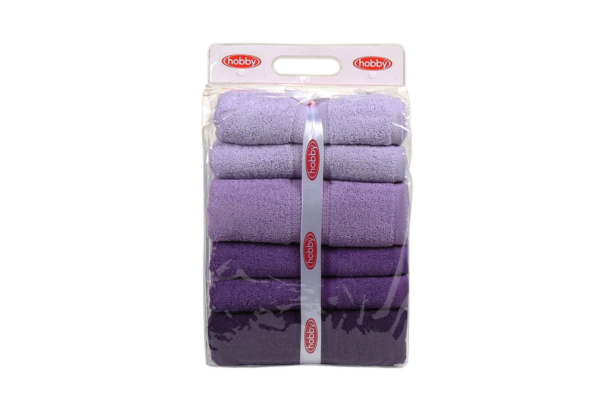 Prosop de baie Rainbow, Diverse culori, Diverse configurații, Diverse dimensiuni - Lila deschis - Lila - Mov - Mov închis - 70x140 cm - 4 bucăți | SKU: 317HBY1415 | Prosop de baie Rainbow, varianta Lila deschis - Lila - Mov - Mov închis - 70x140 cm - 4 bucăți, produs pentru amenajarea locuinței, disponibil online în România la CasaMob