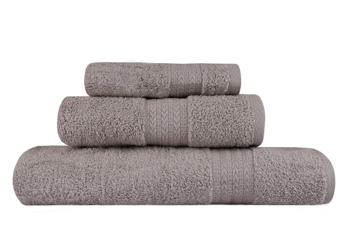 Prosop de baie Rainbow, Diverse culori, Diverse configurații, Diverse dimensiuni - Gri - 70x140 cm - 3 bucăți | SKU: 317HBY1550 | Prosop de baie Rainbow, varianta Gri - 70x140 cm - 3 bucăți, produs pentru amenajarea locuinței, disponibil online în România la CasaMob
