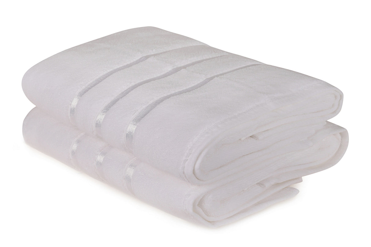 Prosop de baie 2 bucăți Dolce, Diverse culori, 70x140 cm - Alb | SKU: 317HBY1456 | Prosop de baie 2 bucăți Dolce, 70x140 cm, varianta Alb, produs pentru amenajarea locuinței, disponibil online în România la CasaMob