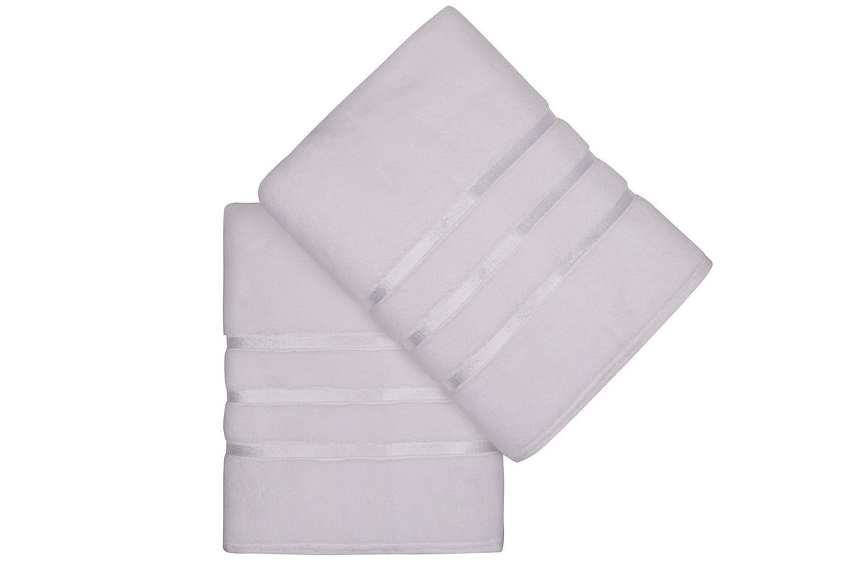 Prosop de baie 2 bucăți Dolce, Diverse culori, 70x140 cm - Alb | SKU: 317HBY1456 | Prosop de baie 2 bucăți Dolce, 70x140 cm, varianta Alb, produs pentru amenajarea locuinței, disponibil online în România la CasaMob