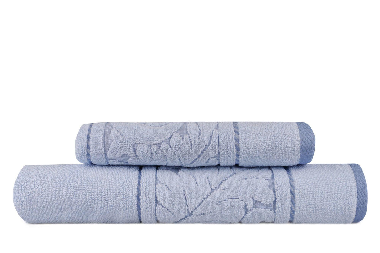 Set prosoape de baie 2 bucăți Sultan, Diverse culori, 70x140 cm - Albastru | SKU: 317HBY1532 | Set prosoape de baie 2 bucăți Sultan, 70x140 cm, varianta Albastru, produs pentru amenajarea locuinței, disponibil online în România la CasaMob
