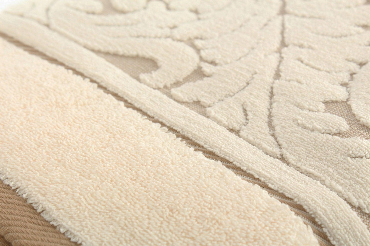 Set prosoape de baie 2 bucăți Sultan, Diverse culori, 70x140 cm - Crem | SKU: 317HBY1536 | Set prosoape de baie 2 bucăți Sultan, 70x140 cm, varianta Crem, produs pentru amenajarea locuinței, disponibil online în România la CasaMob