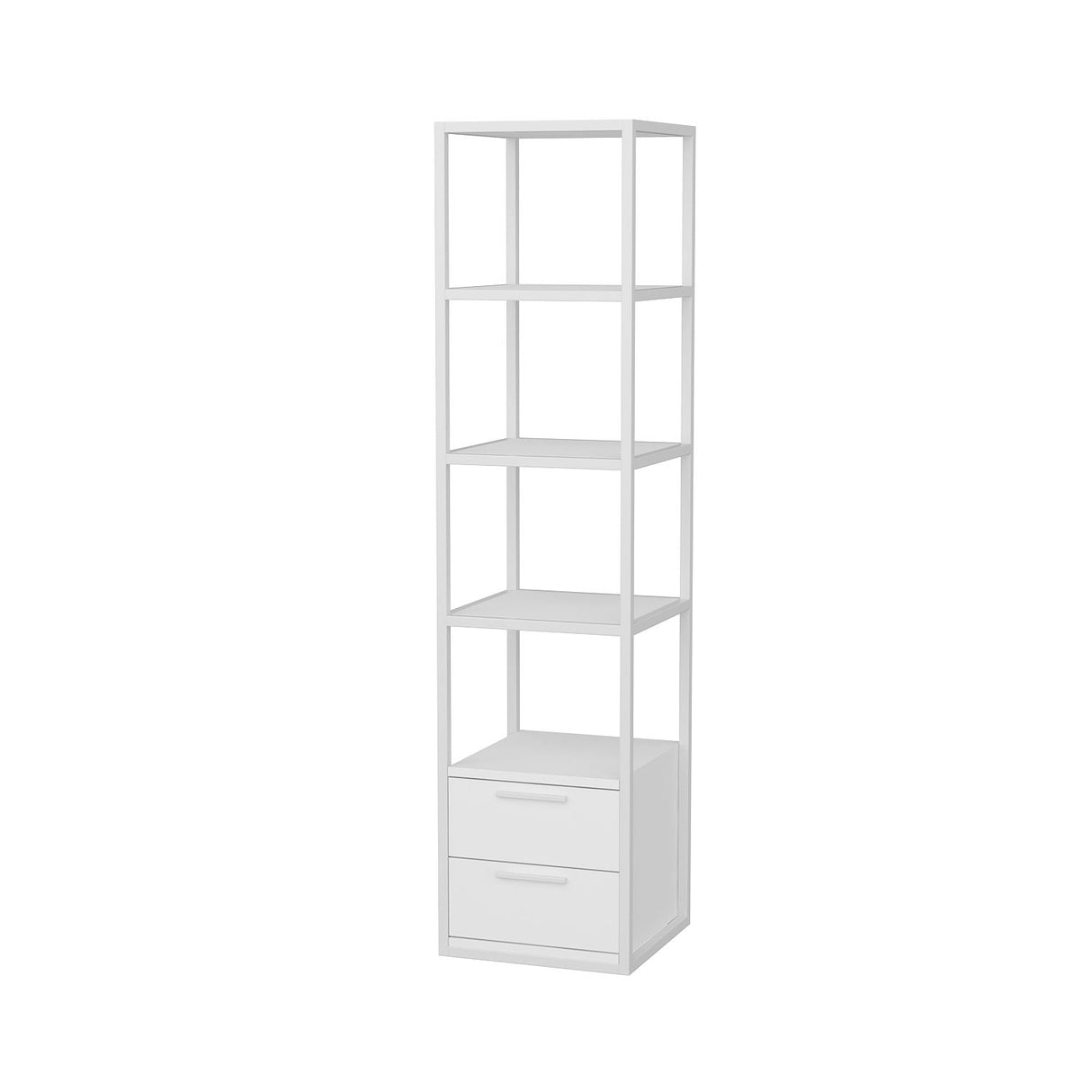 Bibliotecă Robbins, Diverse culori, 39x39x160 cm - Alb | SKU: 322RTC1121 | Bibliotecă Robbins, 39x39x160 cm, varianta Alb, produs pentru amenajarea locuinței, disponibil online în România la CasaMob