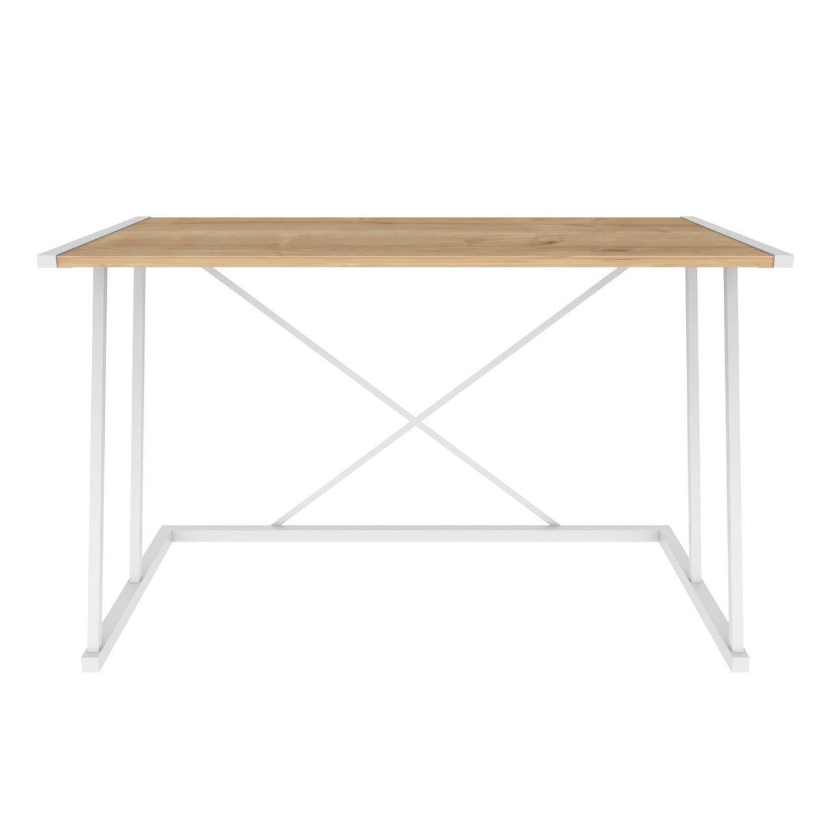 Birou Adelaide, Diverse culori, 114x60x75 cm - Alb - Stejar | SKU: 322RTC1389 | Birou Adelaide, 114x60x75 cm, varianta Alb - Stejar, produs pentru amenajarea locuinței, disponibil online în România la CasaMob