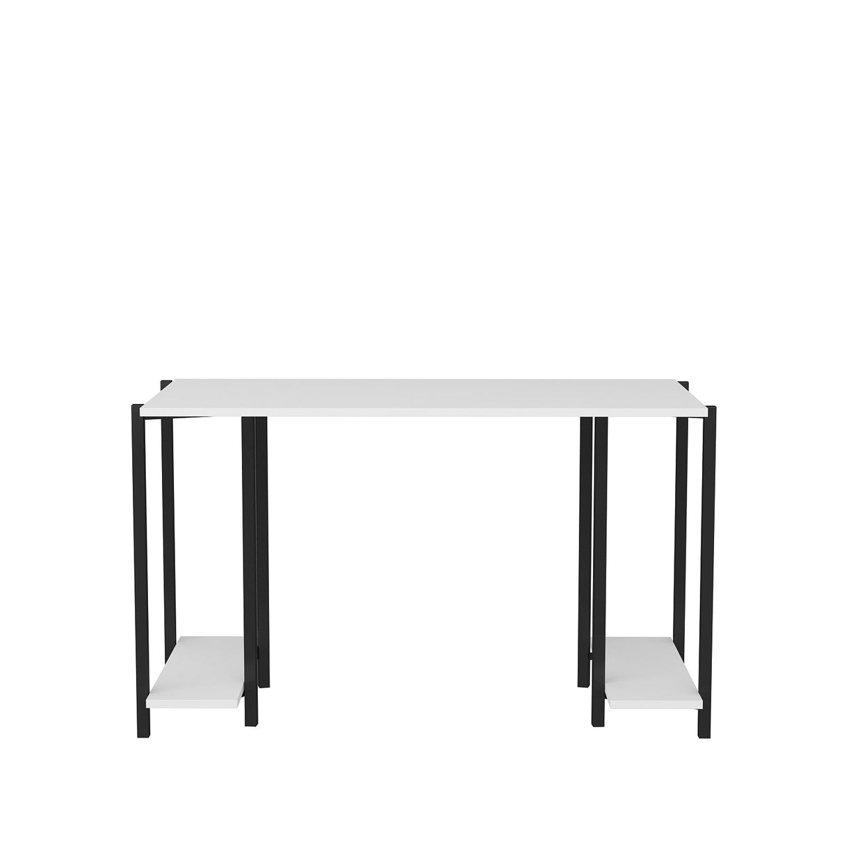Birou Academy, Diverse culori, 125x60x74 cm - Negru - Alb | SKU: 322RTC1396 | Birou Academy, 125x60x74 cm, varianta Negru - Alb, produs pentru amenajarea locuinței, disponibil online în România la CasaMob