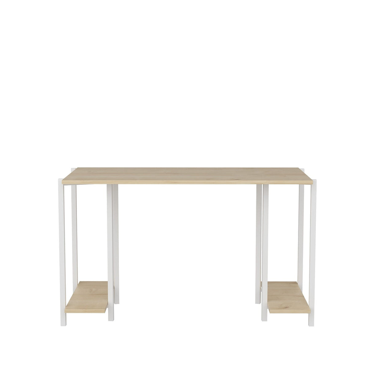 Birou Academy, Diverse culori, 125x60x74 cm - Alb - Stejar | SKU: 322RTC1402 | Birou Academy, 125x60x74 cm, varianta Alb - Stejar, produs pentru amenajarea locuinței, disponibil online în România la CasaMob