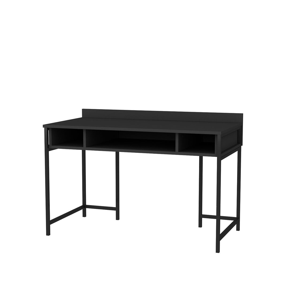 Birou Alma, Diverse culori, 120x60x75 cm - Negru - Antracit | SKU: 322RTC1411 | Birou Alma, 120x60x75 cm, varianta Negru - Antracit, produs pentru amenajarea locuinței, disponibil online în România la CasaMob