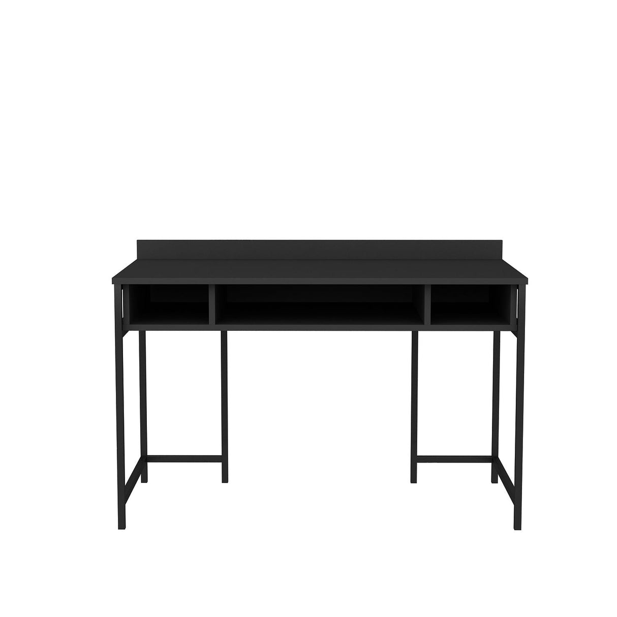 Birou Alma, Diverse culori, 120x60x75 cm - Negru - Antracit | SKU: 322RTC1411 | Birou Alma, 120x60x75 cm, varianta Negru - Antracit, produs pentru amenajarea locuinței, disponibil online în România la CasaMob