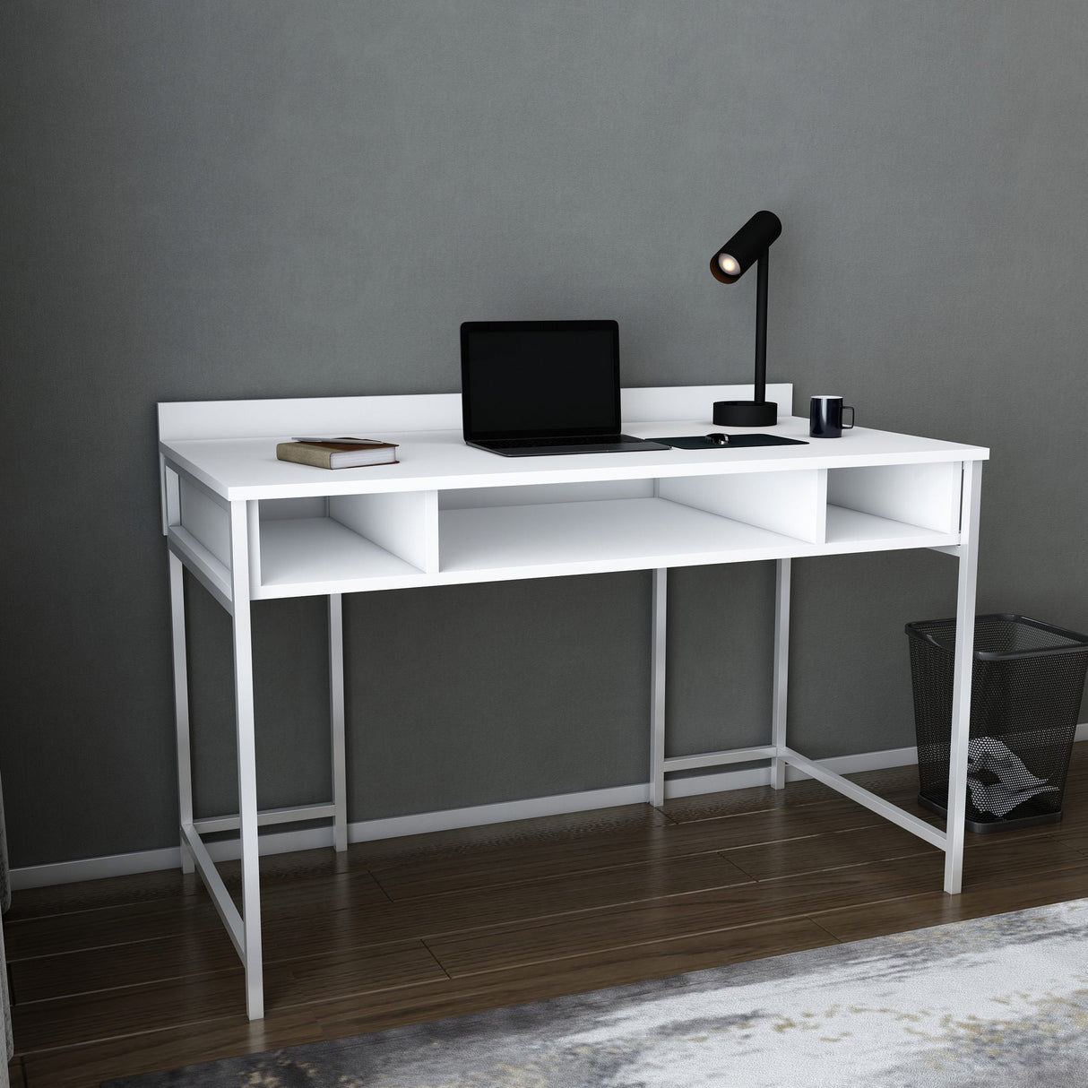 Birou Alma, Diverse culori, 120x60x75 cm - Alb | SKU: 322RTC1413 | Birou Alma, 120x60x75 cm, varianta Alb, produs pentru amenajarea locuinței, disponibil online în România la CasaMob