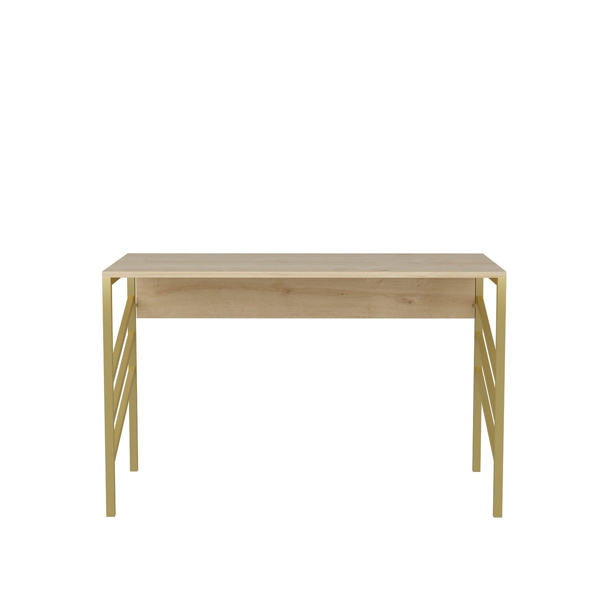 Birou Josephine, Diverse culori, 120x60x75 cm - Auriu - Stejar | SKU: 322RTC1442 | Birou Josephine, 120x60x75 cm, varianta Auriu - Stejar, produs pentru amenajarea locuinței, disponibil online în România la CasaMob