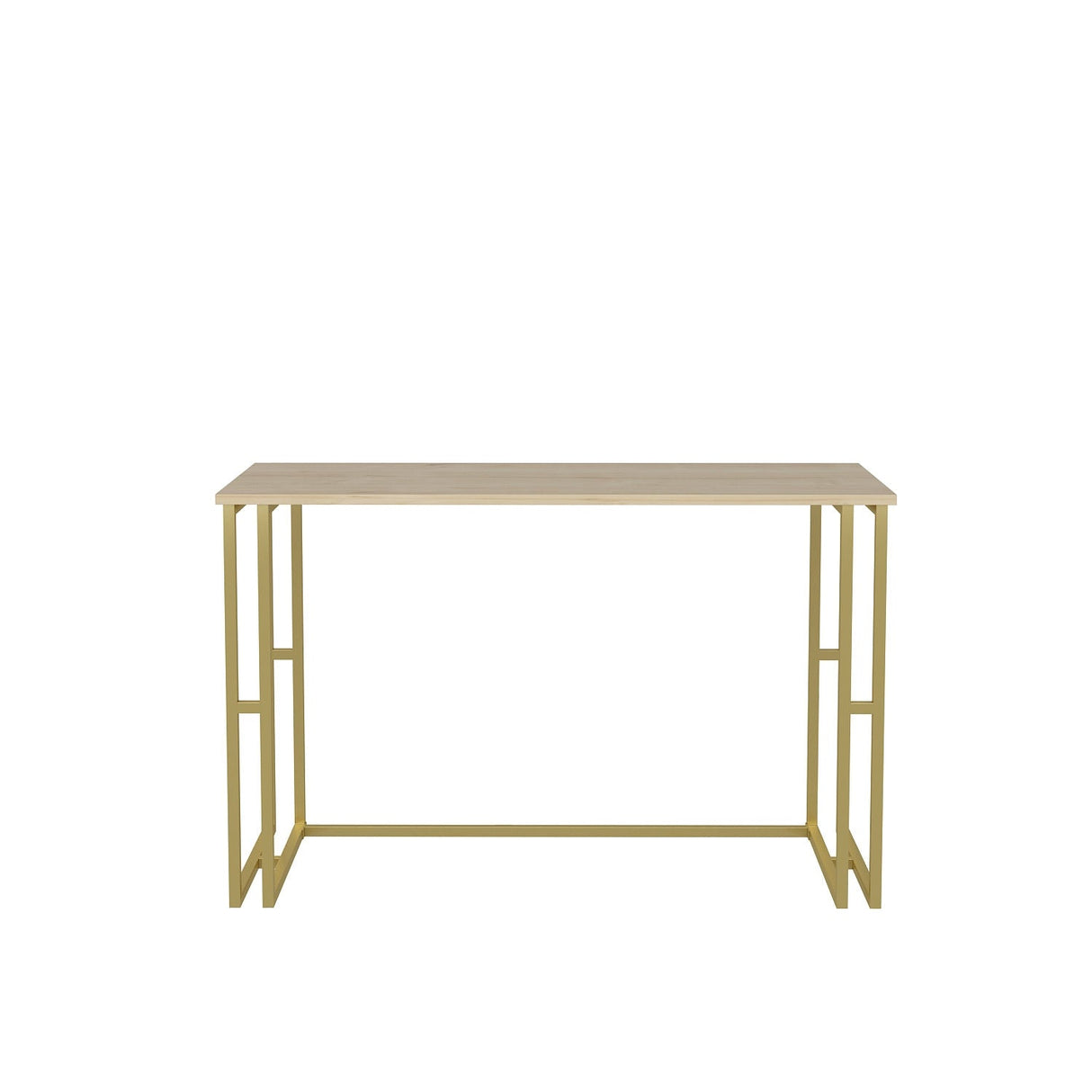 Birou Kane, Diverse culori, 120x60x75 cm - Auriu - Stejar | SKU: 322RTC1454 | Birou Kane, 120x60x75 cm, varianta Auriu - Stejar, produs pentru amenajarea locuinței, disponibil online în România la CasaMob