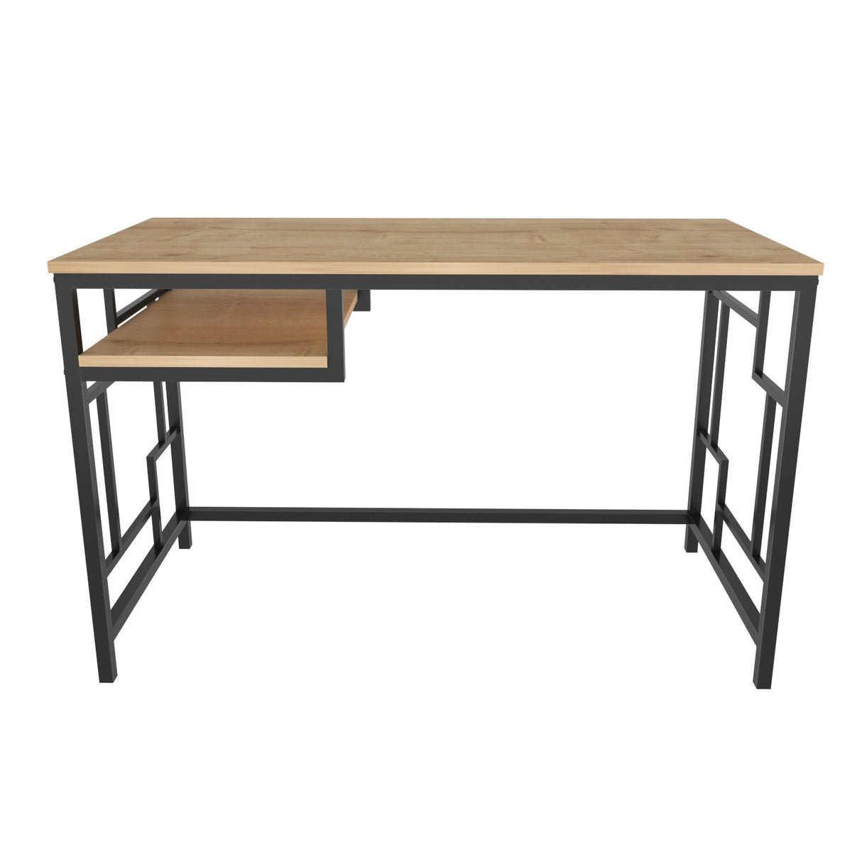 Birou Kennesaw, Diverse culori, 120x60x75 cm - Negru - Stejar | SKU: 322RTC1458 | Birou Kennesaw, 120x60x75 cm, varianta Negru - Stejar, produs pentru amenajarea locuinței, disponibil online în România la CasaMob