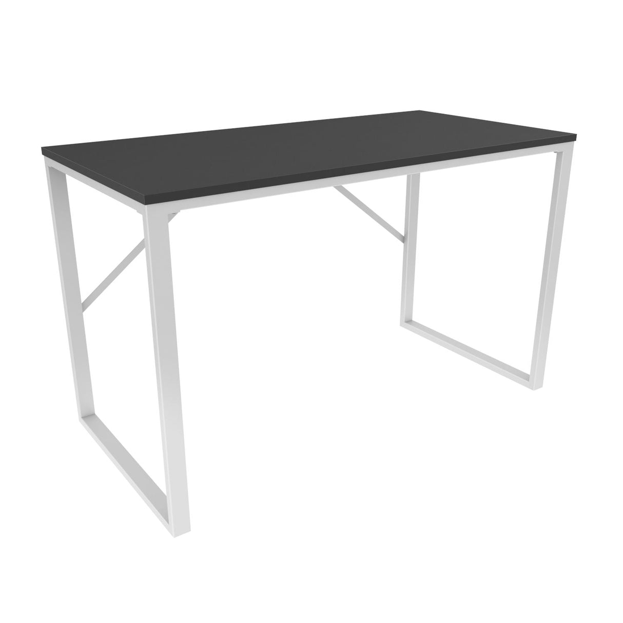 Birou Layton, Diverse culori, 120x60x74 cm - Alb - Antracit | SKU: 322RTC1475 | Birou Layton, 120x60x74 cm, varianta Alb - Antracit, produs pentru amenajarea locuinței, disponibil online în România la CasaMob