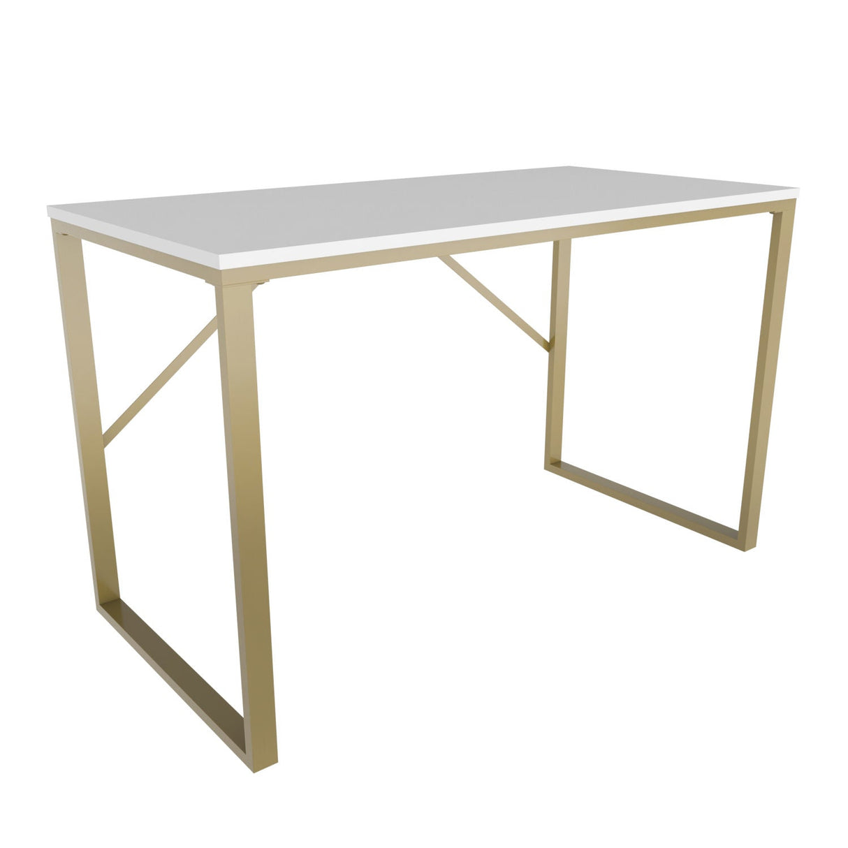 Birou Layton, Diverse culori, 120x60x74 cm - Auriu - Alb | SKU: 322RTC1477 | Birou Layton, 120x60x74 cm, varianta Auriu - Alb, produs pentru amenajarea locuinței, disponibil online în România la CasaMob