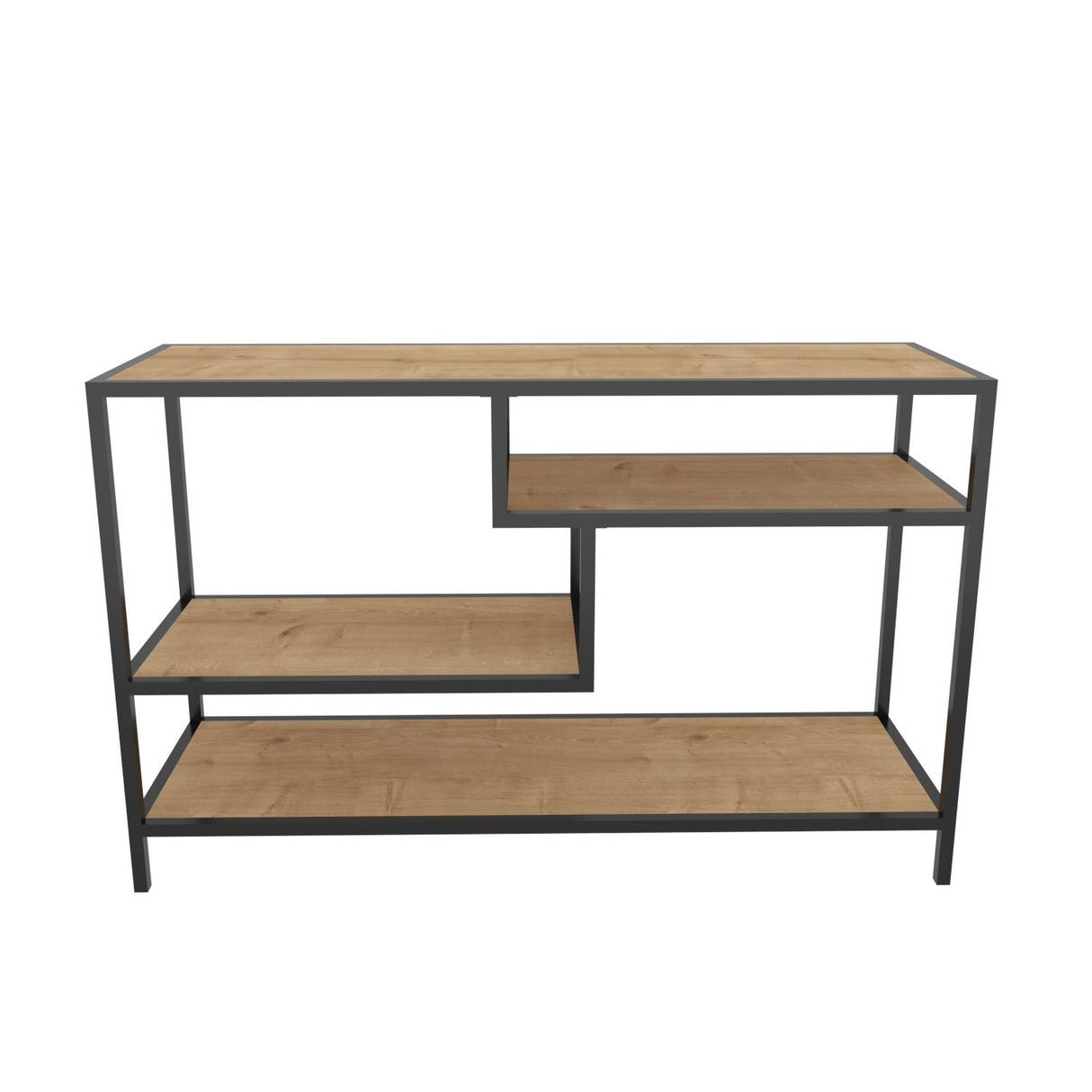 Comodă TV Robbins, Diverse culori, Diverse dimensiuni - Stejar - Negru - 120x39x75 cm | SKU: 322RTC2203 | Comodă TV Robbins, varianta Stejar - Negru - 120x39x75 cm, produs pentru amenajarea locuinței, disponibil online în România la CasaMob