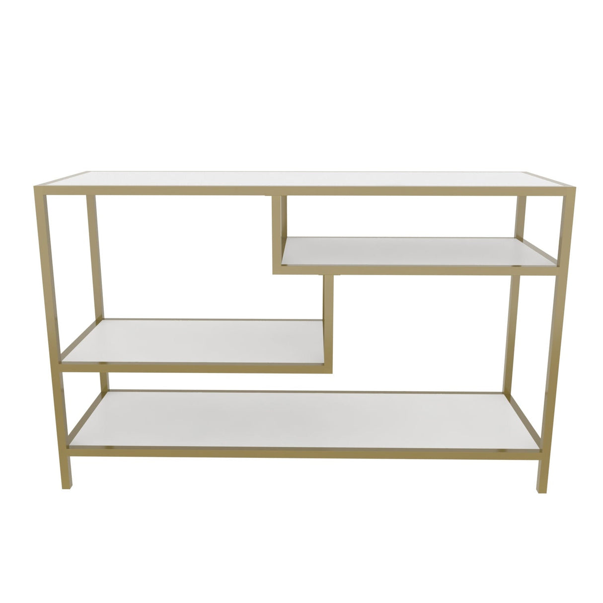 Comodă TV Robbins, Diverse culori, Diverse dimensiuni - Auriu - Alb - 120x39x75 cm | SKU: 322RTC2210 | Comodă TV Robbins, varianta Auriu - Alb - 120x39x75 cm, produs pentru amenajarea locuinței, disponibil online în România la CasaMob