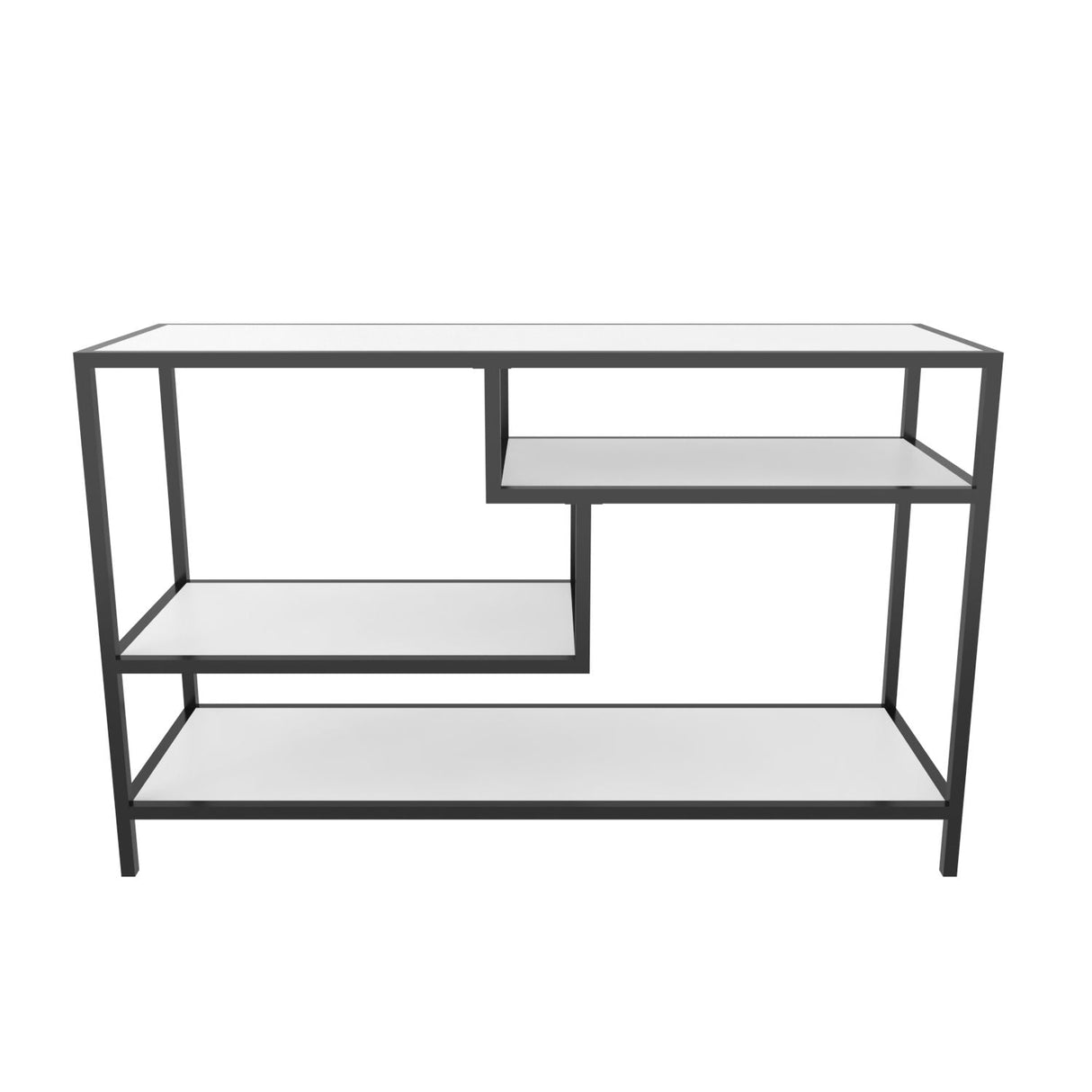 Comodă TV Robbins, Diverse culori, Diverse dimensiuni - Negru - Alb - 120x39x75 cm | SKU: 322RTC2202 | Comodă TV Robbins, varianta Negru - Alb - 120x39x75 cm, produs pentru amenajarea locuinței, disponibil online în România la CasaMob