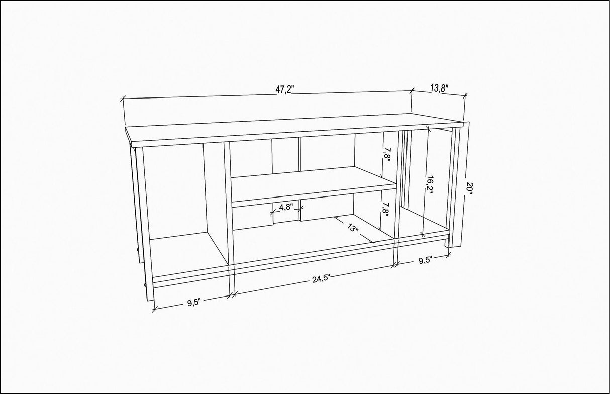 Comodă TV Rinaldo, Diverse culori, 120x35x51 cm - Antracit - Auriu | SKU: 322RTC2224 | Comodă TV Rinaldo, 120x35x51 cm, varianta Antracit - Auriu, produs pentru amenajarea locuinței, disponibil online în România la CasaMob