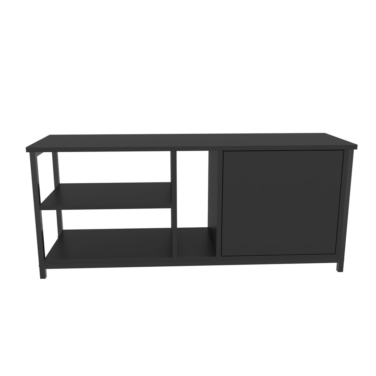 Comodă TV Neola, Diverse culori, 120x35x51 cm - Negru - Antracit | SKU: 322RTC2288 | Comodă TV Neola, 120x35x51 cm, varianta Negru - Antracit, produs pentru amenajarea locuinței, disponibil online în România la CasaMob