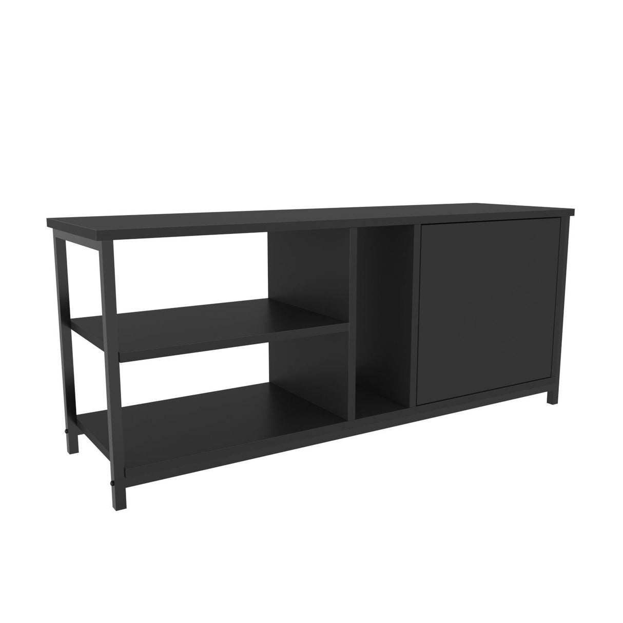 Comodă TV Neola, Diverse culori, 120x35x51 cm - Negru - Antracit | SKU: 322RTC2288 | Comodă TV Neola, 120x35x51 cm, varianta Negru - Antracit, produs pentru amenajarea locuinței, disponibil online în România la CasaMob