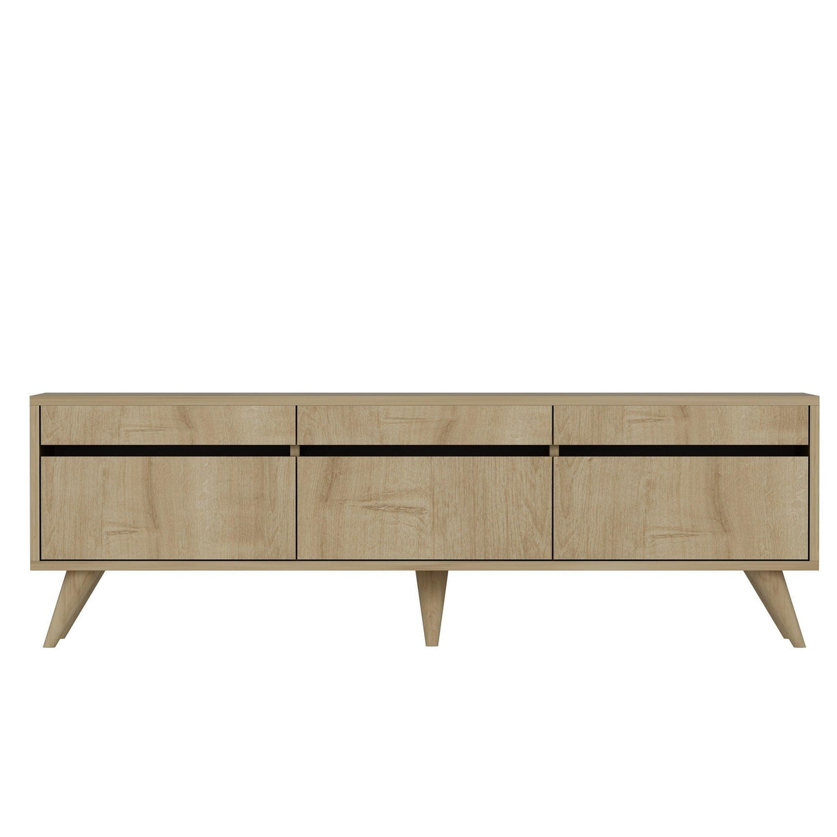 Comodă TV River, Diverse culori, 150x30x48 cm - Stejar safir | SKU: 327ODS1129 | Comodă TV River, 150x30x48 cm, varianta Stejar safir, produs pentru amenajarea locuinței, disponibil online în România la CasaMob
