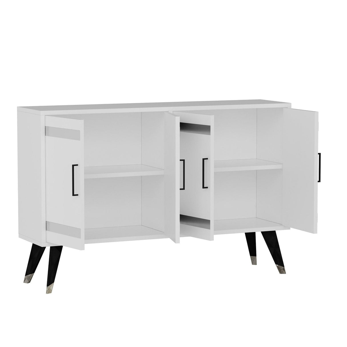 Comodă TV İlda, Diverse culori, 120x30x80 cm - Alb | SKU: 327ODS1132 | Comodă TV İlda, 120x30x80 cm, varianta Alb, produs pentru amenajarea locuinței, disponibil online în România la CasaMob
