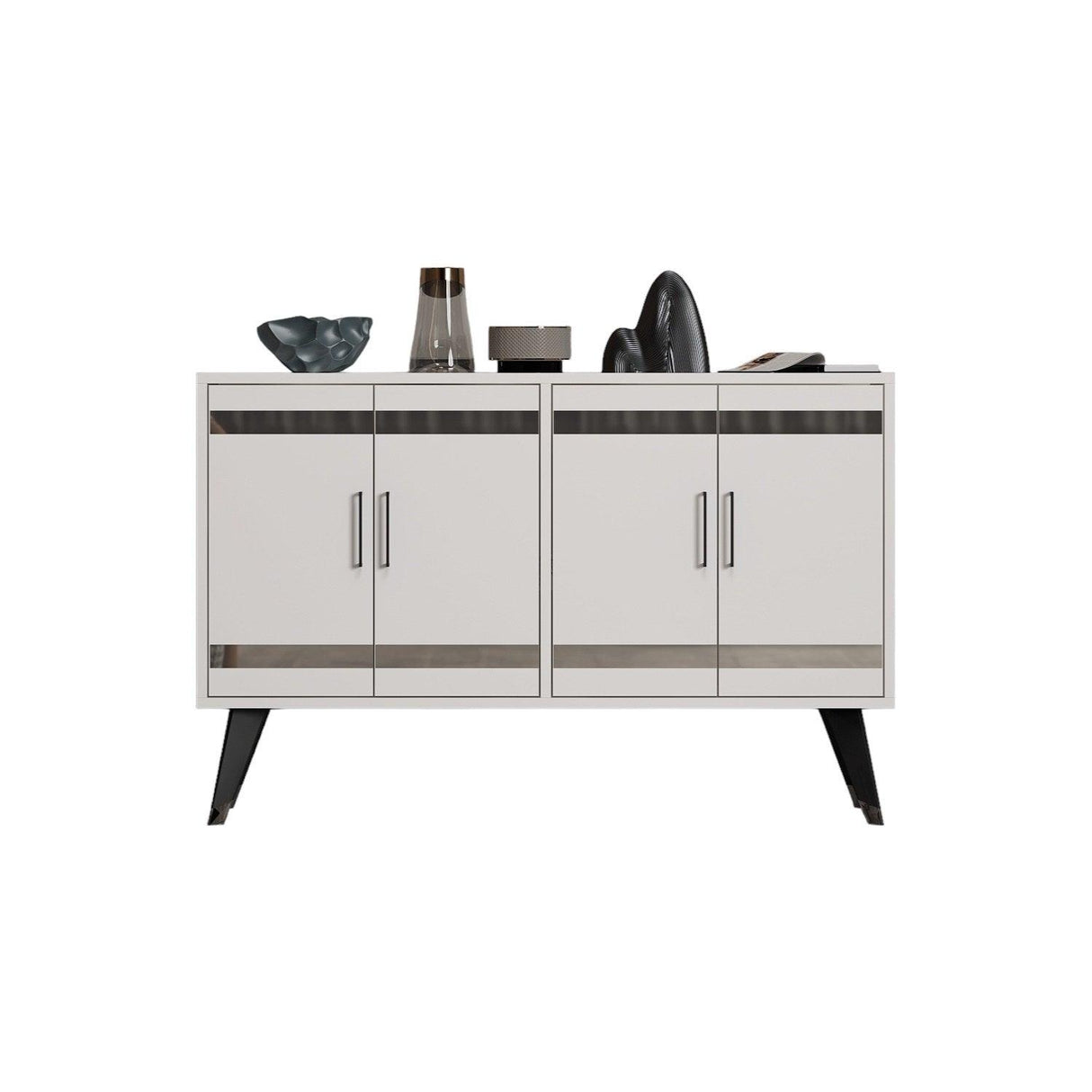 Comodă TV İlda, Diverse culori, 120x30x80 cm - Alb | SKU: 327ODS1132 | Comodă TV İlda, 120x30x80 cm, varianta Alb, produs pentru amenajarea locuinței, disponibil online în România la CasaMob