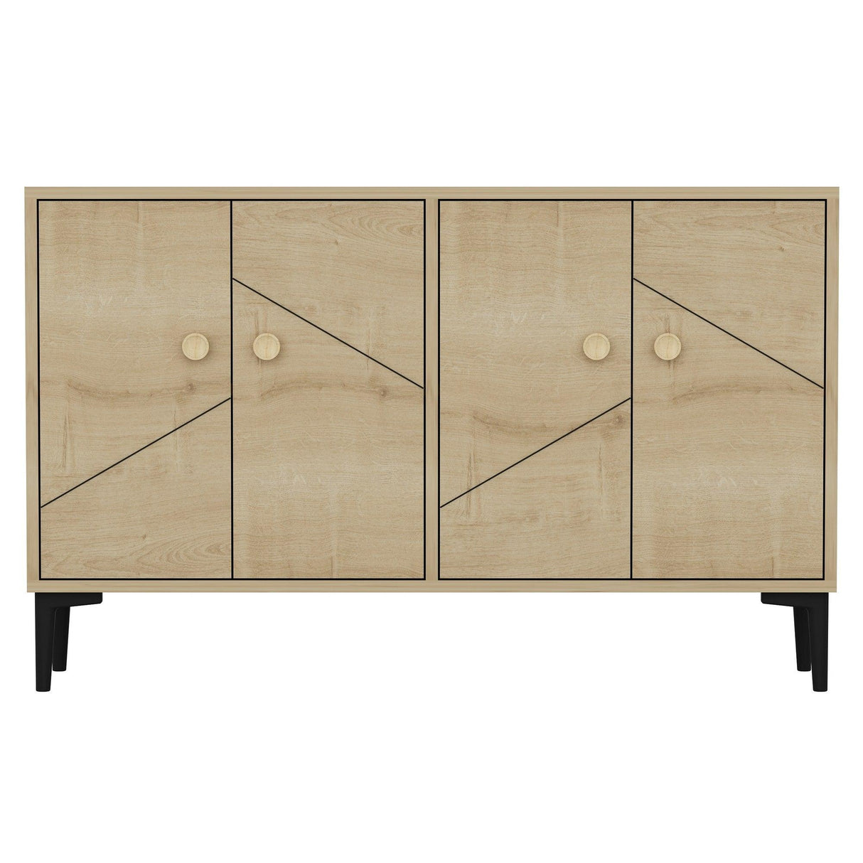 Comodă TV Cria, Diverse culori, 120x30x75 cm - Stejar safir | SKU: 327ODS1137 | Comodă TV Cria, 120x30x75 cm, varianta Stejar safir, produs pentru amenajarea locuinței, disponibil online în România la CasaMob