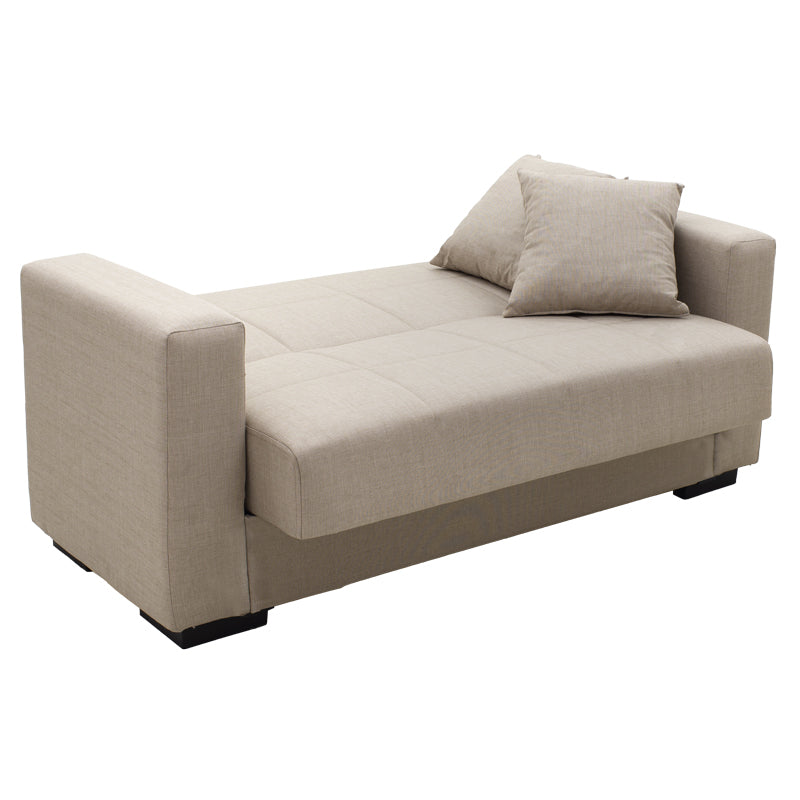 Canapea extensibilă cu depozitare Vox, Diverse culori, 154x82x83 cm - Crem | SKU: 328-000012 | Canapea extensibilă cu depozitare Vox, 154x82x83 cm, varianta Crem, produs pentru amenajarea locuinței, disponibil online în România la CasaMob