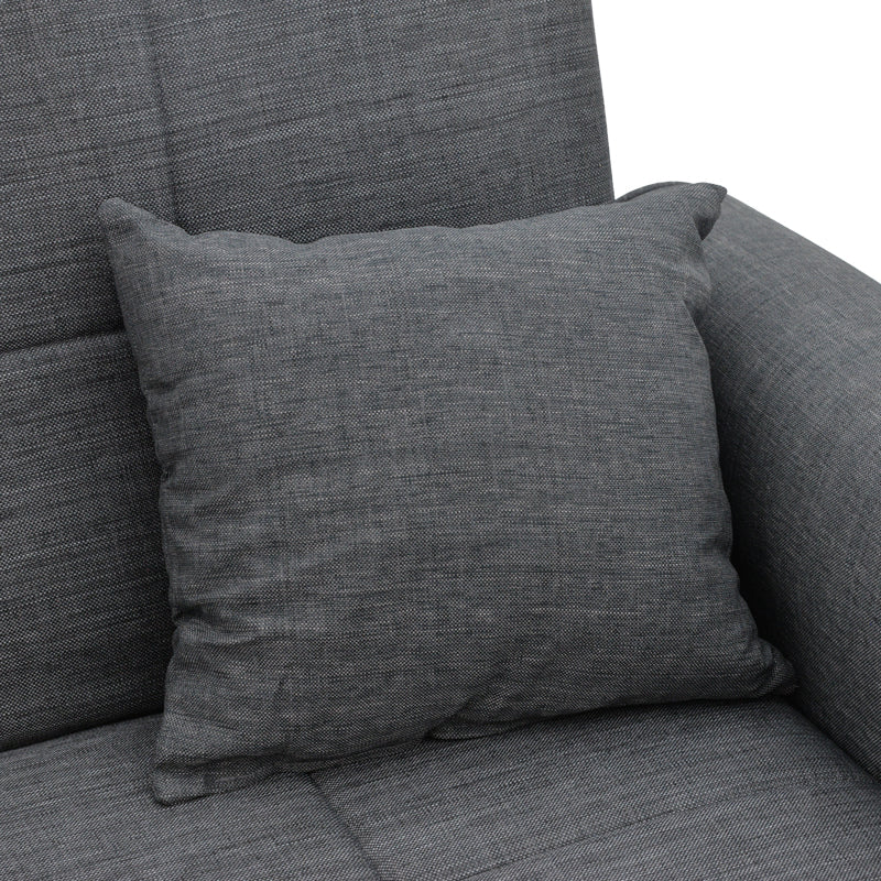 Canapea extensibilă cu depozitare Lincoln, Diverse culori, 165x85x90 cm - Gri închis | SKU: 328-000021 | Canapea extensibilă cu depozitare Lincoln, 165x85x90 cm, varianta Gri închis, produs pentru amenajarea locuinței, disponibil online în România la CasaMob
