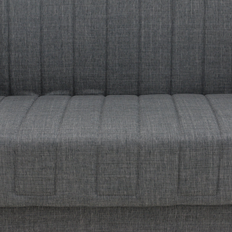 Canapea extensibilă 3 locuri Romina, cu spațiu de depozitare, Diverse culori, 190x85x90 cm - Gri închis | SKU: 328-000025 | Canapea extensibilă 3 locuri Romina, cu spațiu de depozitare, 190x85x90 cm, varianta Gri închis, produs pentru amenajarea locuinței, disponibil online în România la CasaMob