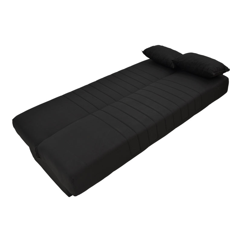 Canapea extensibilă 3 locuri Romina, cu spațiu de depozitare, Diverse culori, 190x85x90 cm - Negru | SKU: 328-000026 | Canapea extensibilă 3 locuri Romina, cu spațiu de depozitare, 190x85x90 cm, varianta Negru, produs pentru amenajarea locuinței, disponibil online în România la CasaMob