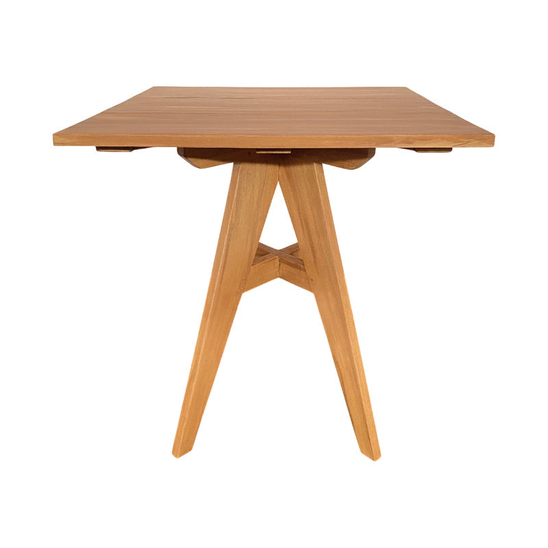 Masă dining Cadrada, Natural, 70x70x76 cm