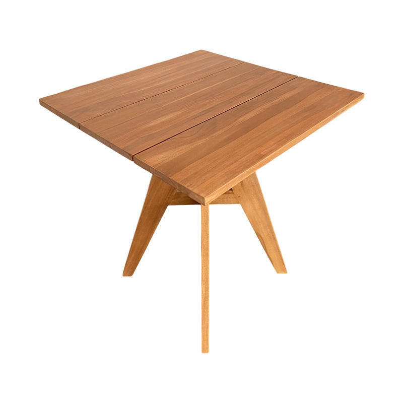 Masă dining Cadrada, Natural, 70x70x76 cm