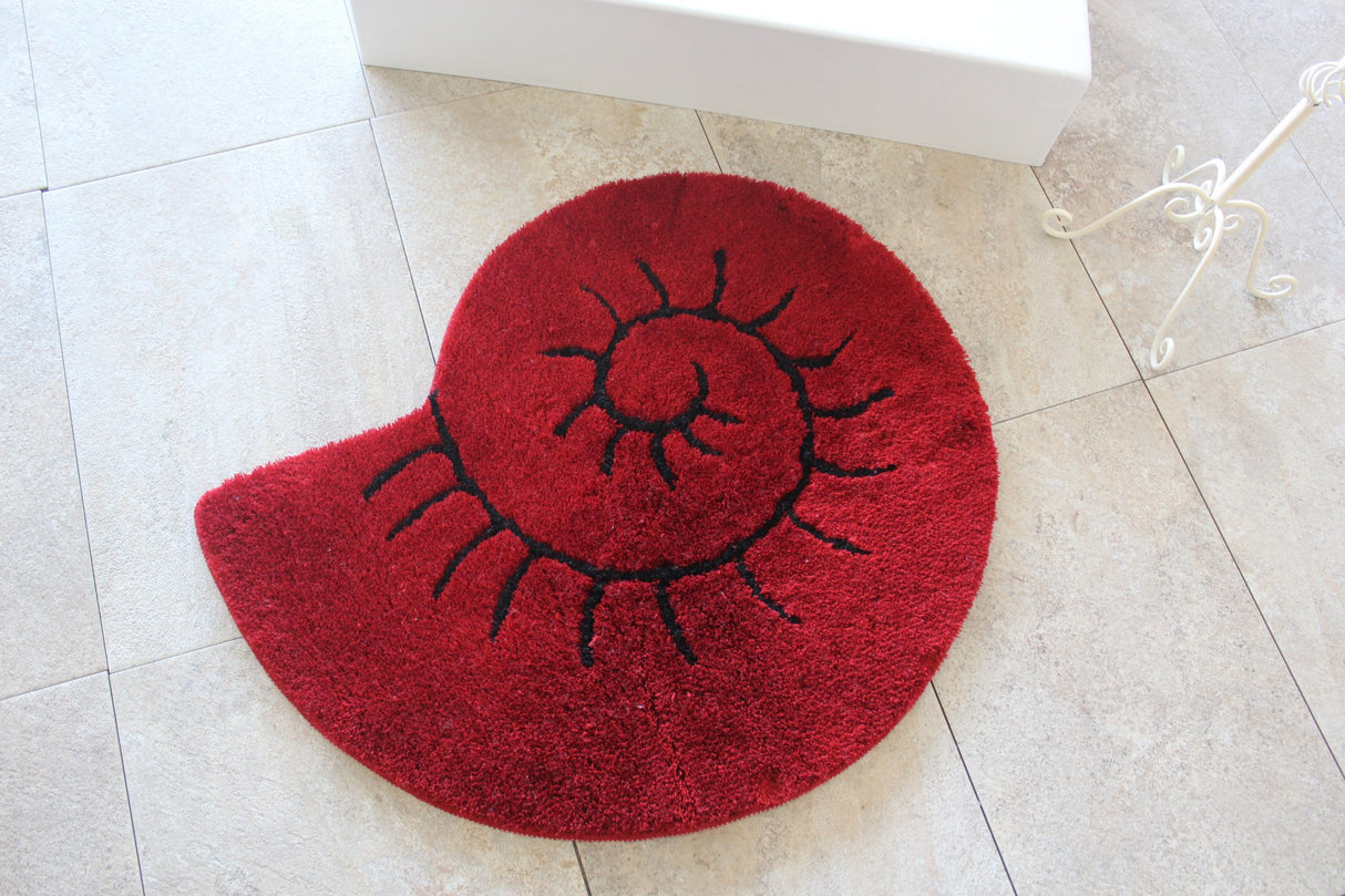 Covoraș de baie Helix, Diverse culori, 90x90x3 cm - Roșu | SKU: 351ALS1025 | Covoraș de baie Helix, 90x90x3 cm, varianta Roșu, produs pentru amenajarea locuinței, disponibil online în România la CasaMob