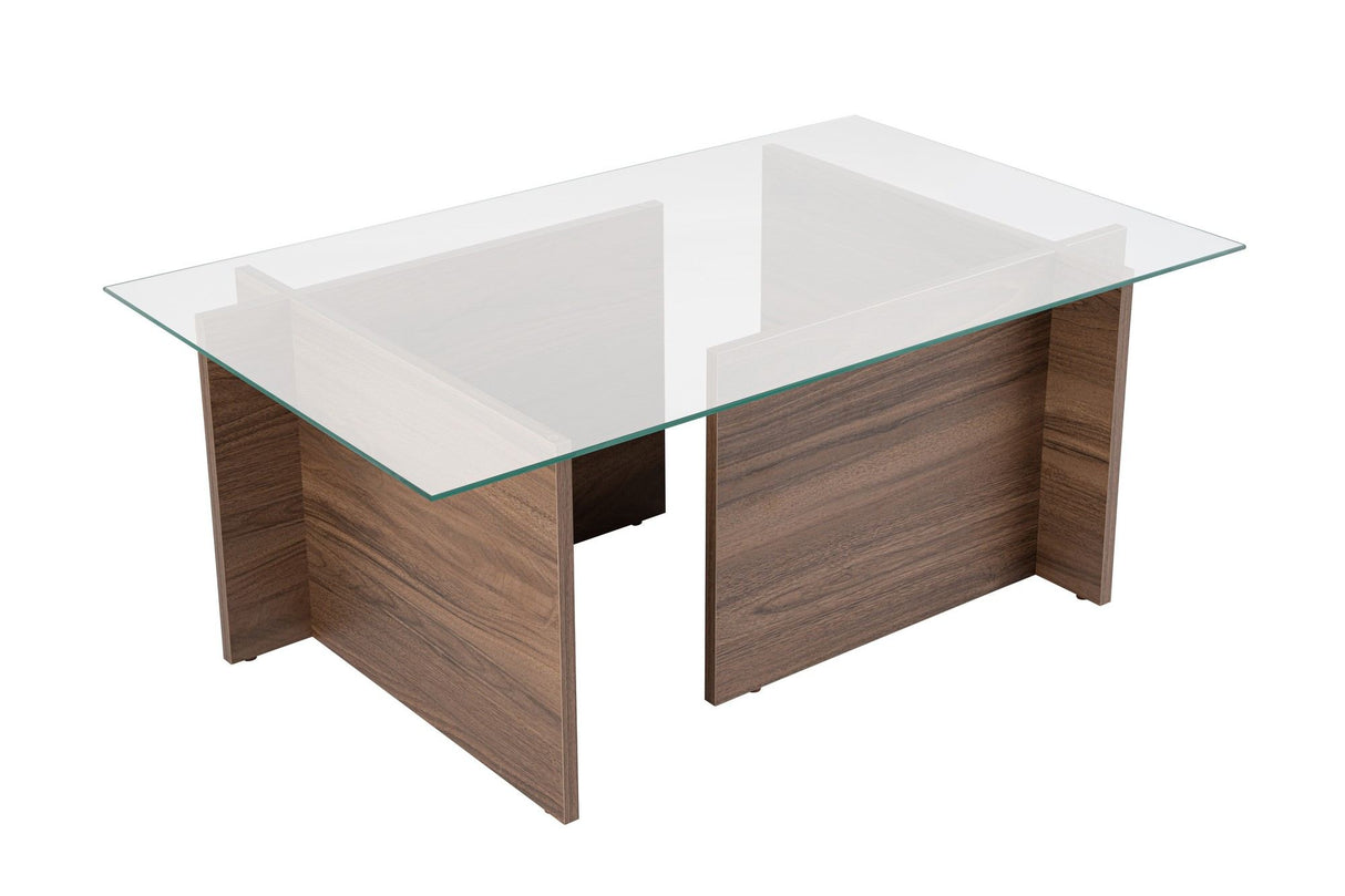 Măsuță de cafea Vetrino, Diverse culori, 105x65x40 cm - Venezia walnut | SKU: 353NRD1101 | Măsuță de cafea Vetrino, 105x65x40 cm, varianta Venezia walnut, produs pentru amenajarea locuinței, disponibil online în România la CasaMob
