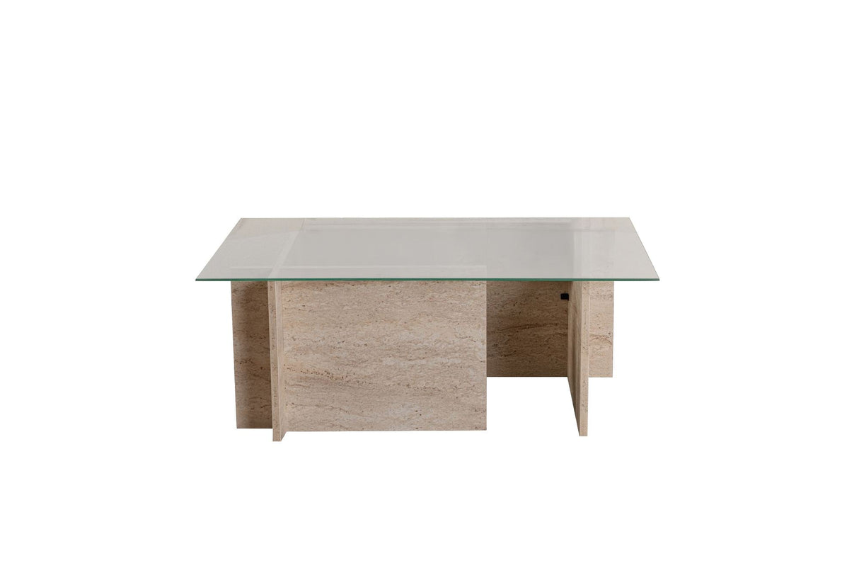 Măsuță de cafea Vetrino, Diverse culori, 105x65x40 cm - Travertin | SKU: 353NRD1102 | Măsuță de cafea Vetrino, 105x65x40 cm, varianta Travertin, produs pentru amenajarea locuinței, disponibil online în România la CasaMob