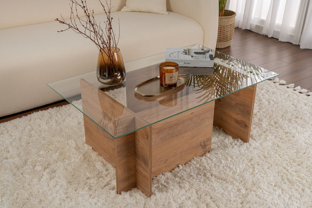Măsuță de cafea Vetrino, Diverse culori, 105x65x40 cm - Pin atlantic | SKU: 353NRD1106 | Măsuță de cafea Vetrino, 105x65x40 cm, varianta Pin atlantic, produs pentru amenajarea locuinței, disponibil online în România la CasaMob
