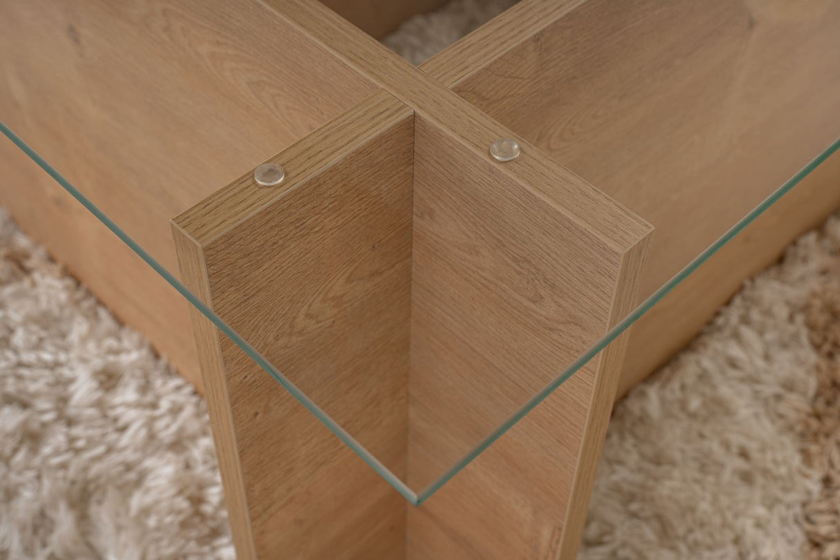 Măsuță de cafea Vetrino, Diverse culori, 105x65x40 cm - Honey oak | SKU: 353NRD1109 | Măsuță de cafea Vetrino, 105x65x40 cm, varianta Honey oak, produs pentru amenajarea locuinței, disponibil online în România la CasaMob