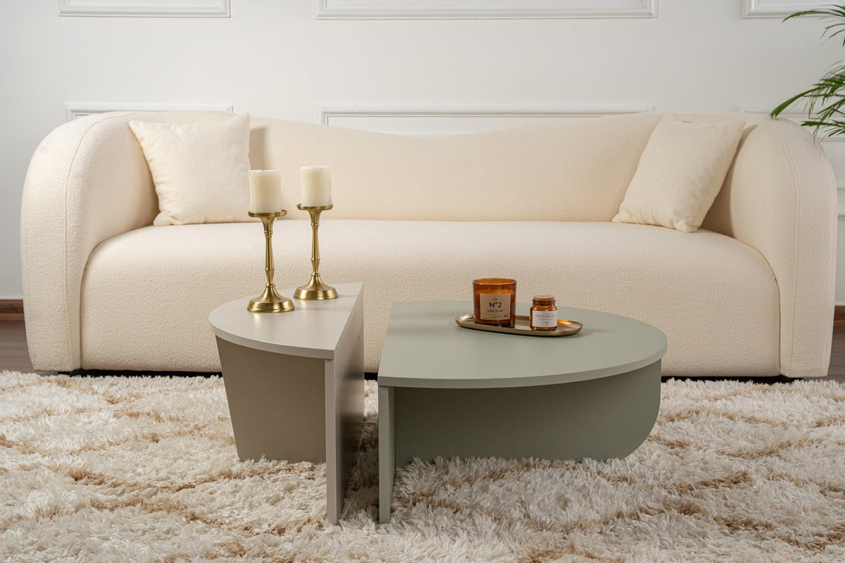 Măsuță de cafea Orion, Diverse culori, 90x60x30 cm - Ash green - Sandstone | SKU: 353NRD1118 | Măsuță de cafea Orion, 90x60x30 cm, varianta Ash green - Sandstone, produs pentru amenajarea locuinței, disponibil online în România la CasaMob