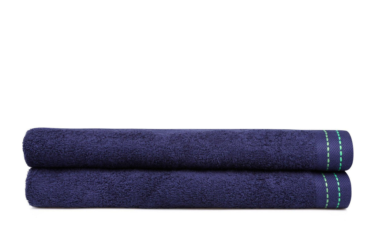 Set prosoape de baie 401, Diverse culori, Diverse configurații, Diverse dimensiuni - Albastru închis - 70x140 cm - 2 bucăți | SKU: 355BHP2486 | Set prosoape de baie 401, varianta Albastru închis - 70x140 cm - 2 bucăți, produs pentru amenajarea locuinței, disponibil online în România la CasaMob